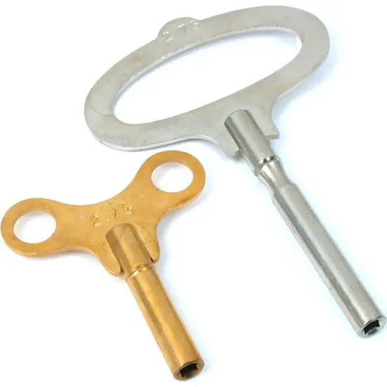 2 Clock Chime Keys Clockmakers Repair Tools Sz 2 2.75mm {1}