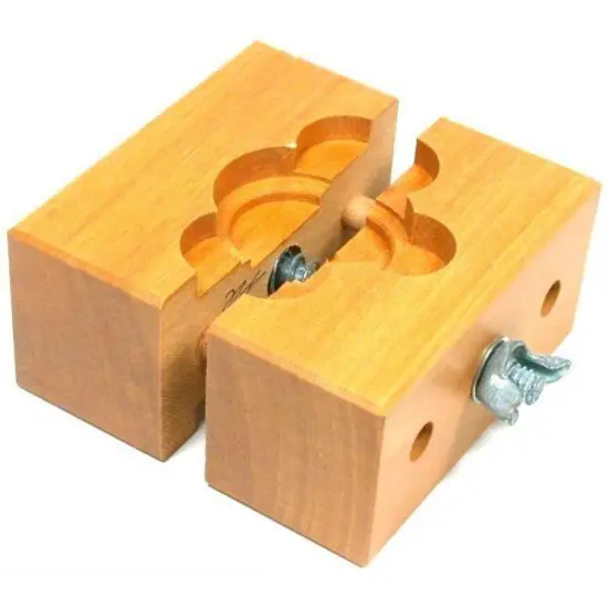 Wooden Watch Case ViseWatchmaker Repair Tool {1}