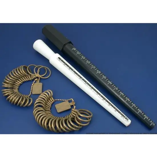 4 US Euro Ring Stick Sz 1-15 Finger Sizer Gauge Sz 1-13 {1}