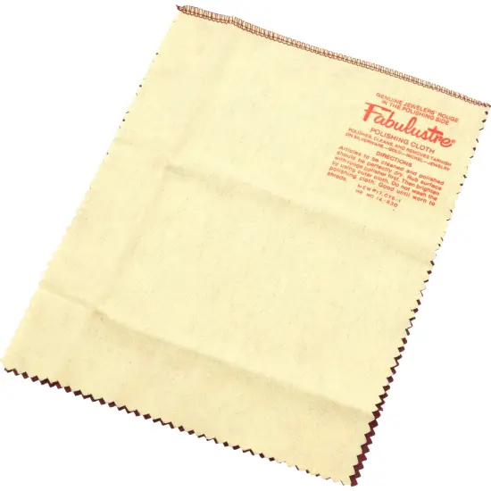 Polishing Jewelry Cloth 9" x 11" & Pro-Craft Green Rouge for Hard Metals 6oz {5}