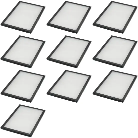 SpecimenDisplay Cases Mount Frame Case with Glass Top 12" x 8" x 3/4" Pack of 10 {1}
