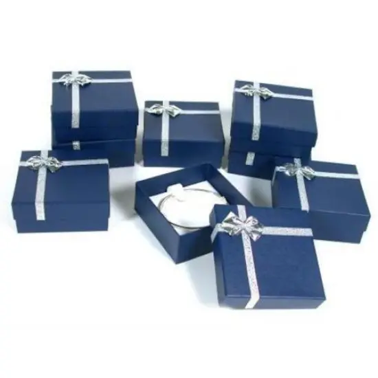 8 Bowtie Bangle Bracelet & Pocket Watch Display Boxes {1}