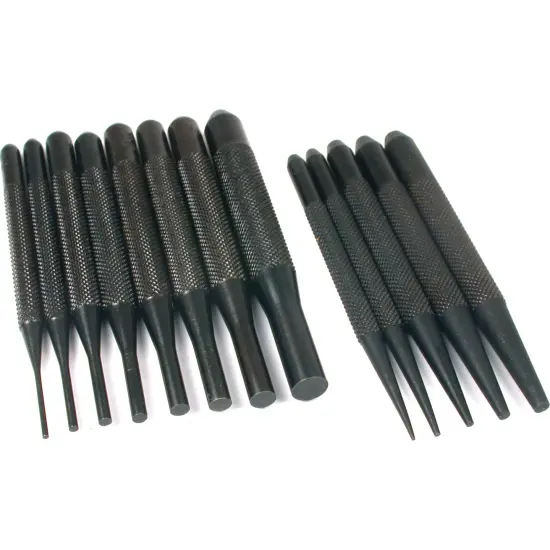13 Pin Punches Metalworking Machinist Shop Hand Tools {1}