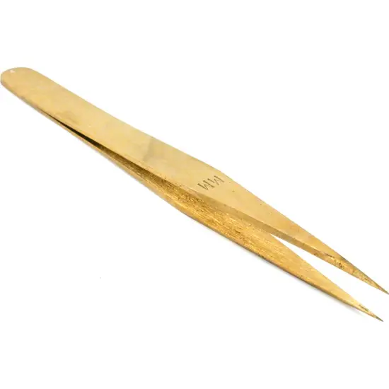Brass Anti-Magnetic MM Tweezers Watchmakers Repair Tool {1}