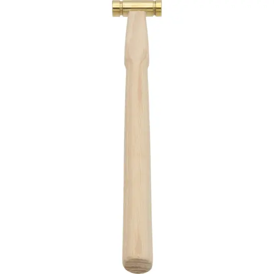 Brass Hammer 1/2" Flat Head 9" Long Mallet Chasing Jewelers Repair Crafts Tool {5}