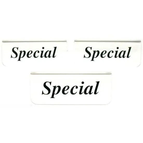 3 Display Signs Special Jewelry Showcase Counter Units {1}