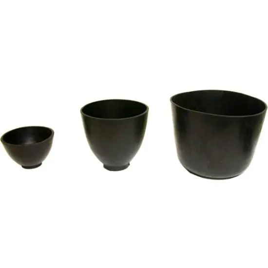 Rubber Investment Mixing Bowls 3 {1}
