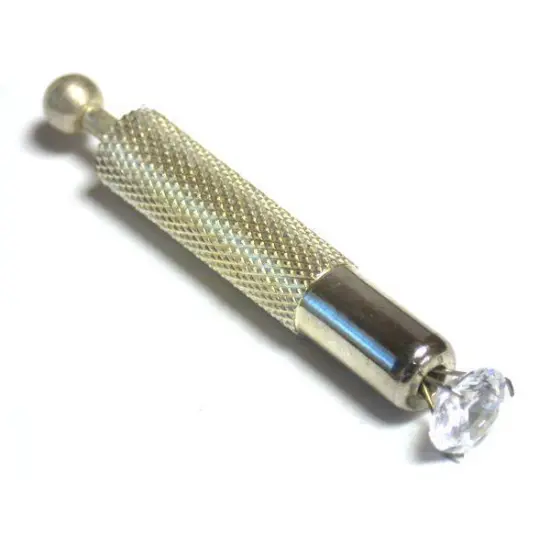 Diamond Gemologist Grip Tweezer Gem Bead Holder Tool 3 Prong 2" Long {2}