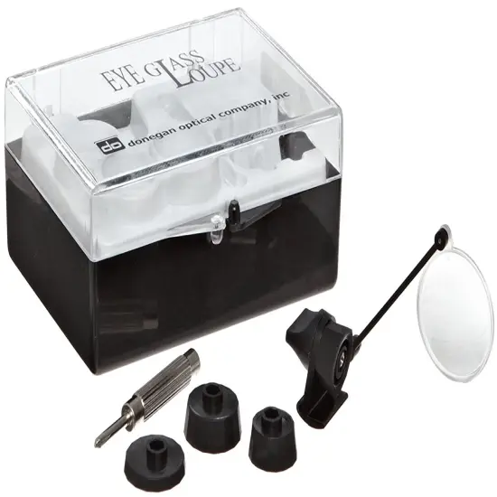 Donegan ELS 3-1/2 Watch and Clock Makers Single Eye Loupe, 3x Magnification {1}