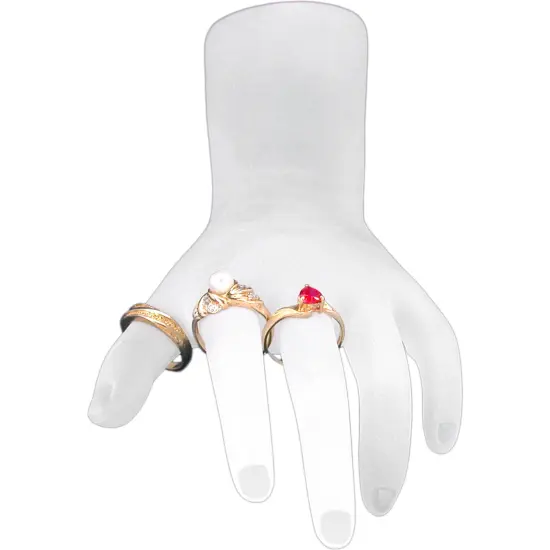 White Hand Bracelet Chain Display Jewelry Showcase Unit {3}