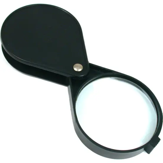 12 4X Folding Magnifiers Magnifying Magnification Glass Lens Reading Tools {2}