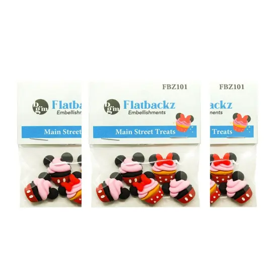 Buttons Galore Flatback Embellishments for Crafts - Main Street Treats - 15 Pieces {5}