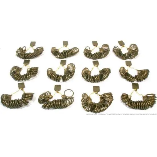 12 Ring Sizing Finger Size Gauges Jewelry Sizer Tools {1}