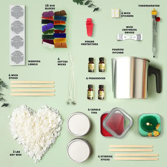 CraftBud DIY Natural Soy Candle Making Kit {2}
