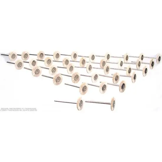36 Polishing Brushes Buffing Bristle Tools {1}