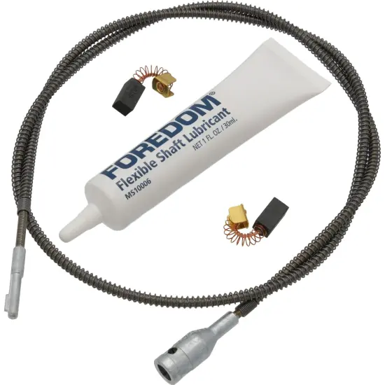 Foredom Maintenance KIT MSMK-16 for TX LX Flexshaft 1/3 Motor Shaft Brush Grease {1}