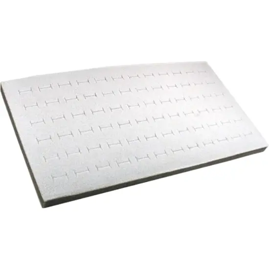 72 Slot Gray Jewelry Travel Ring Insert Display Pad {1}