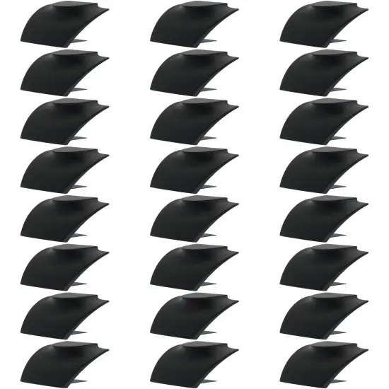 Black Leather Bust with Retractable Stand Jewelry Display 8 1/4" Tall Pack of 24 {1}