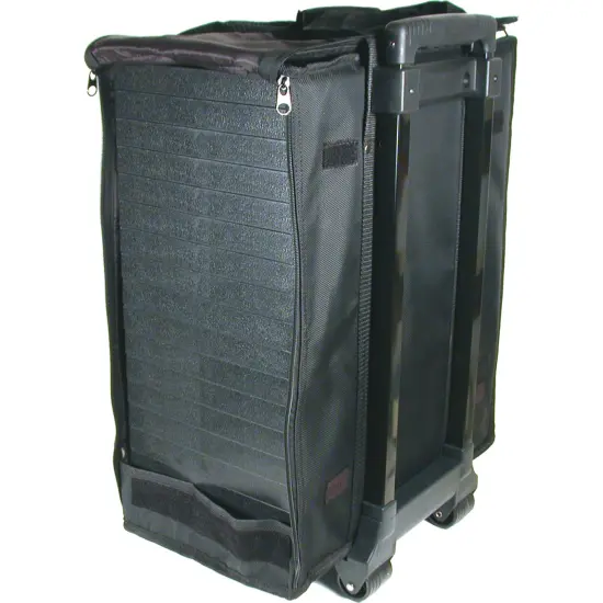 Large Jewelry Display Rolling Carrying Case W/ 17 Trays {2}