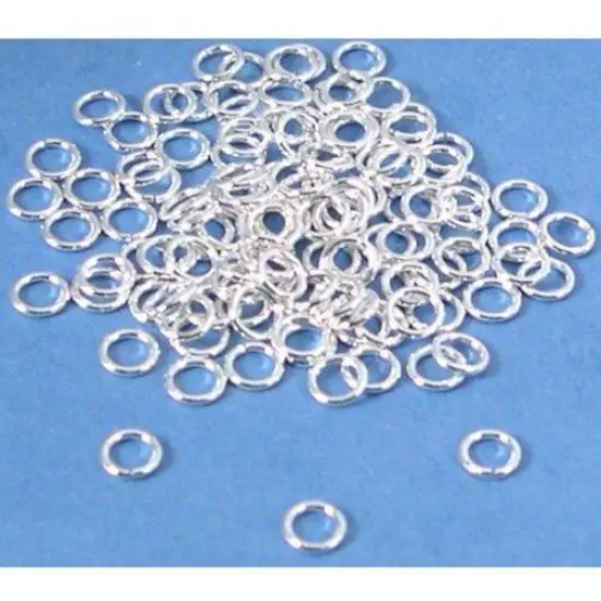 120 Sterling Silver Jump Rings Beading Jewelry 20 Ga {1}