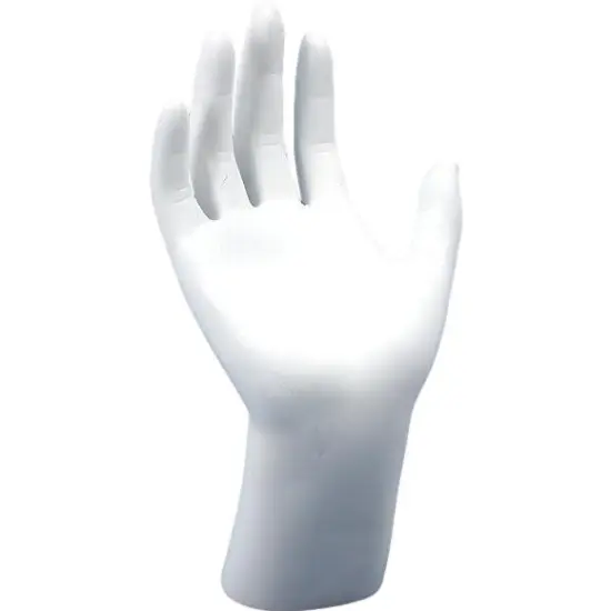 White Elegant Hand Display Ring Bracelet Jewelry Stand 6.5" {3}