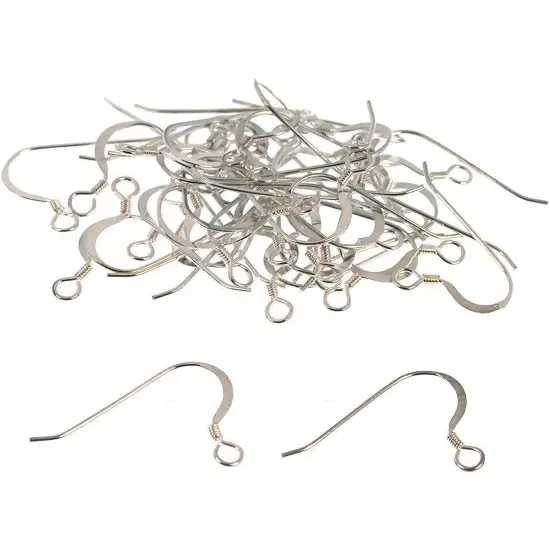 40 Sterling Silver French Ear Wire Earring Jewelry 23Ga {1}