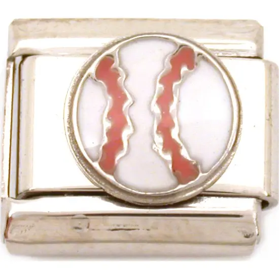 Baseball Italian Charm Enamel Sports {1}