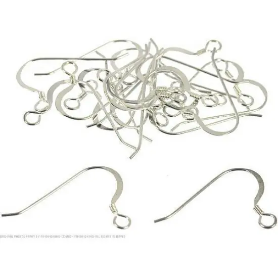 20 Sterling Silver French Ear Wire Earring Jewelry 23Ga {1}