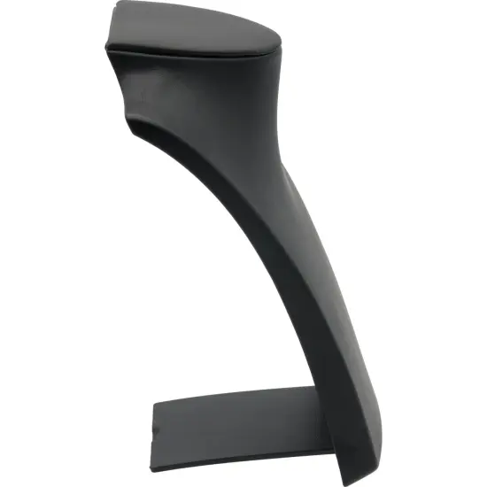 Black Leather Bust with Retractable Stand Jewelry Display 8 1/4" Tall, Set of 12 {6}