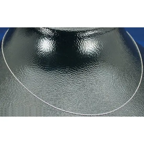Cable Chain 14k White Gold 16" {1}