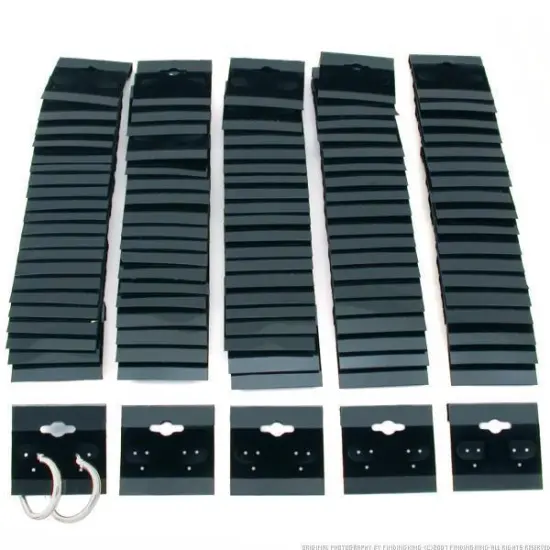 2 Revolving Rotating Earring Jewelry Display Racks 100 Hanging Cards New {3}