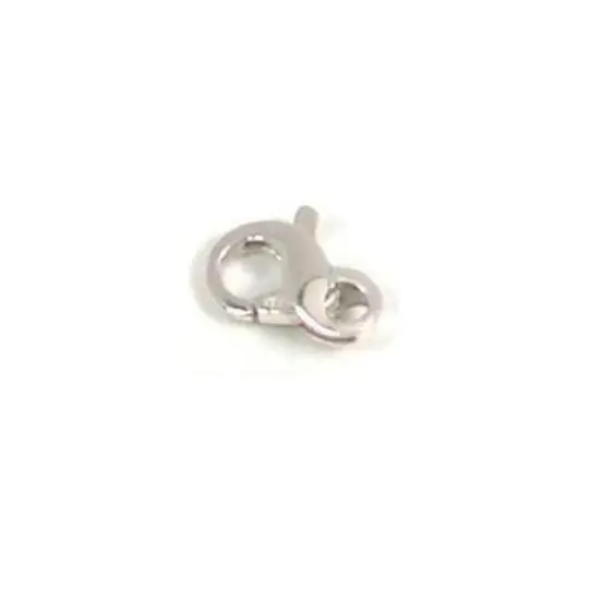 2 Infinity Lobster Clasps Sterling Silver Jewelry {2}