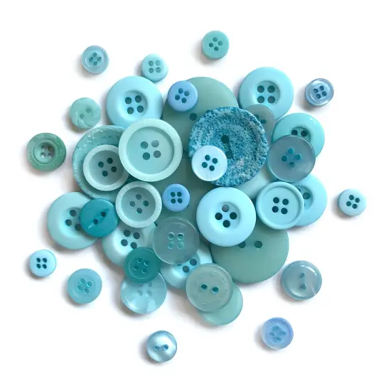 Buttons Galore Colorful Sewing & Craft Buttons for DIY Projects Chocolate brown {6}