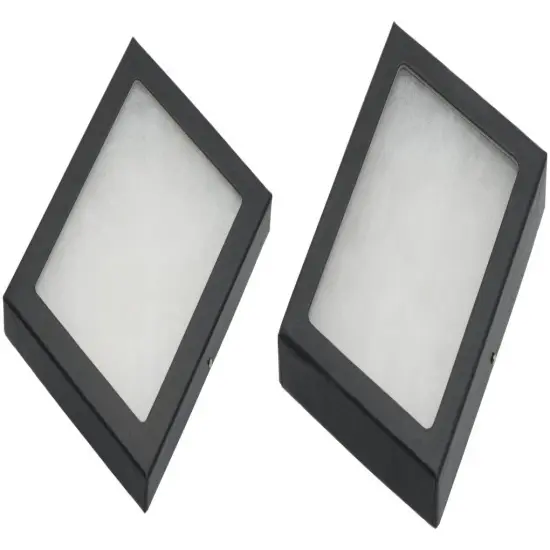 Display Cases Mount Frame Case 3/4" Depth w/ Glass Top - 1 5x4" and 1 4x3" {1}