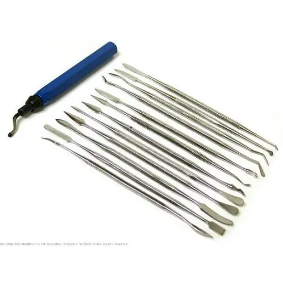 13 Wax Carvers Polymer Clay Sculpting Spatula Tool Set {1}