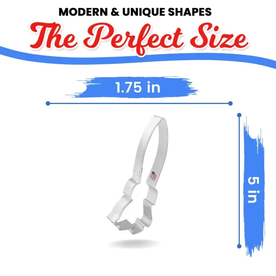 CookieCutter.com Love to Paint 2 Piece Cookie Cutters Set, Artist Palette, Paint Brush, Tin Plate Steel, USA {2}