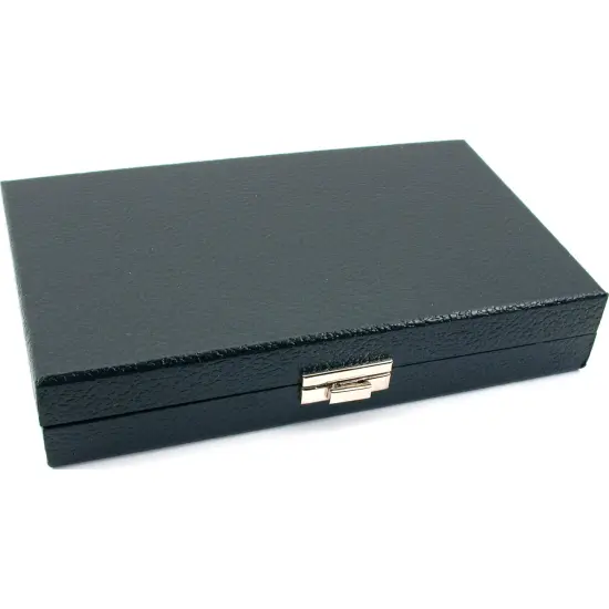 24 Slot Ring Tray Black Travel Jewelry Showcase Display {2}