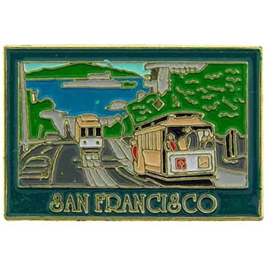 San Francisco California Cable Car Pin 1" {1}