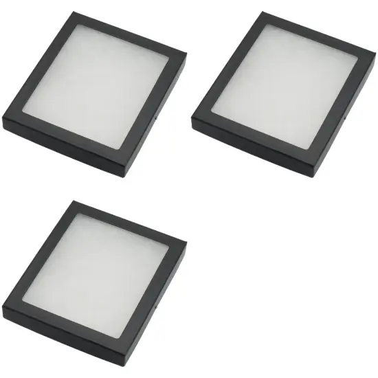 Display Cases Specimen Mount Frame Case with Glass Top 6" x 5" x 3/4" Pack of 3 {1}
