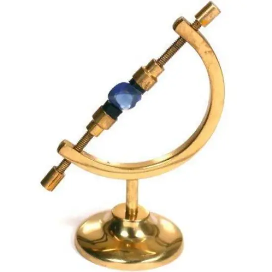 Brass Gemstone Display Showcase Mineral Small Tool {1}