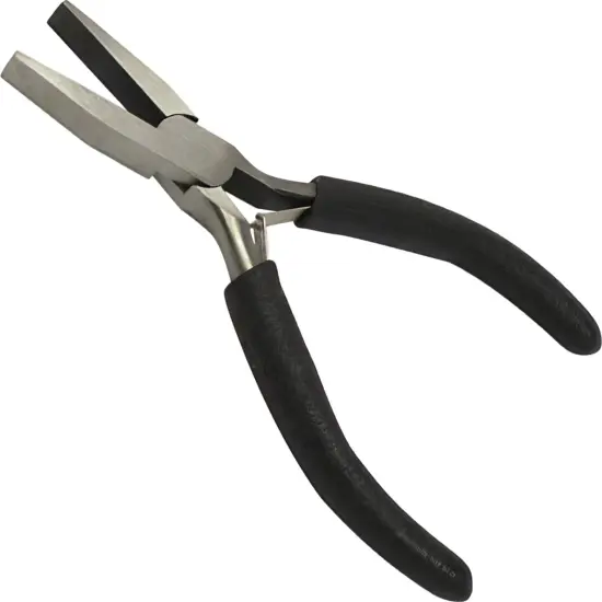 SE LF08 Professional Quality Mini Flat Nose Plier, Black {2}