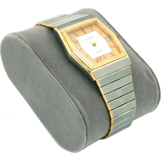 10 Watch Black Display Case Glossy Solid Top Box & Lock {6}