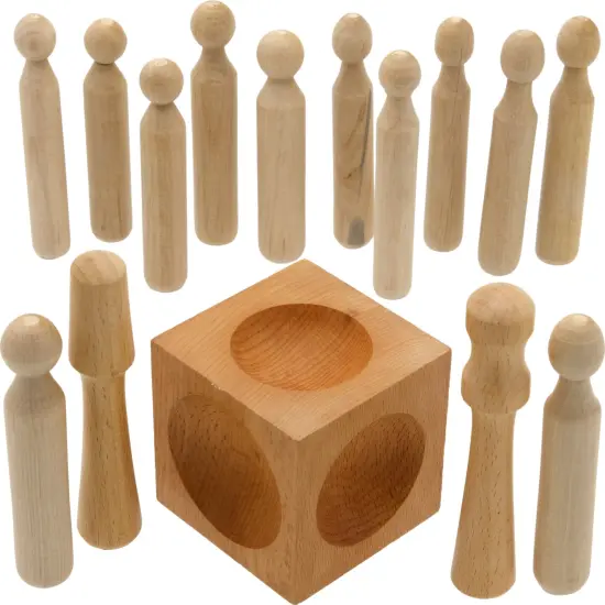 Wood Dapping Punches & Wood Doming Block Watchmaker Jewelers Repair Tools {1}