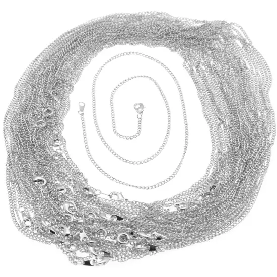 Link Chains Gold Plated 18" 30Pcs {1}