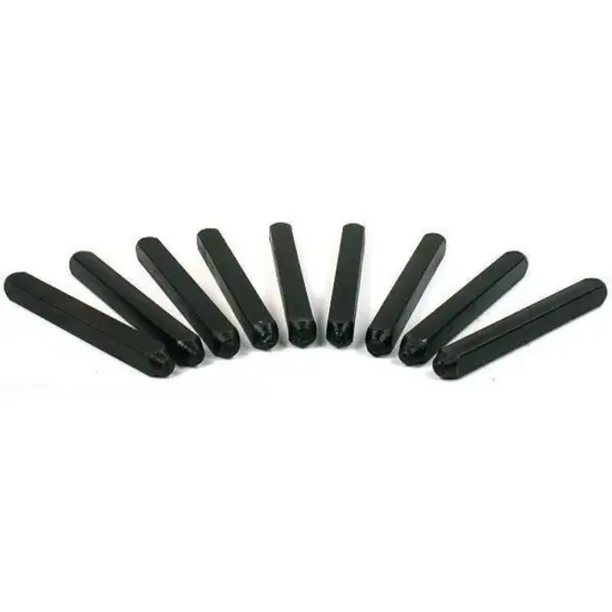 9 Metal Number Stamps Jewelers Metalsmith Punches Tool {1}