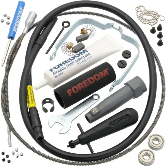 FOREDOM MSP12 Tune UP KIT for Series SR FLEXSHAFT Motors 32 pc Maintenance Parts {1}