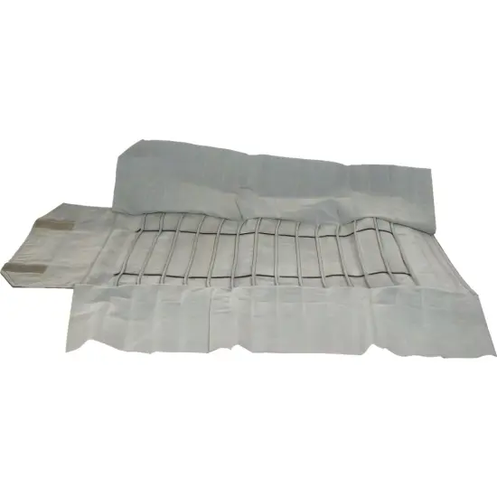 Gray & Black Velvet 14 Slot Watch Bracelet Roll Travel Display {1}