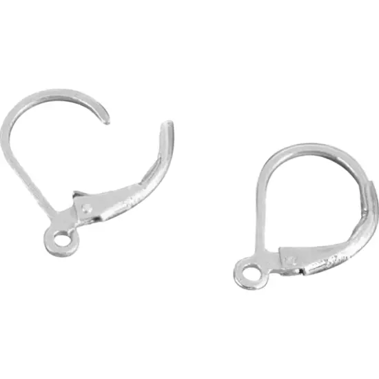 2 Sterling Silver Lever Back Earrings Earwire Findings {1}