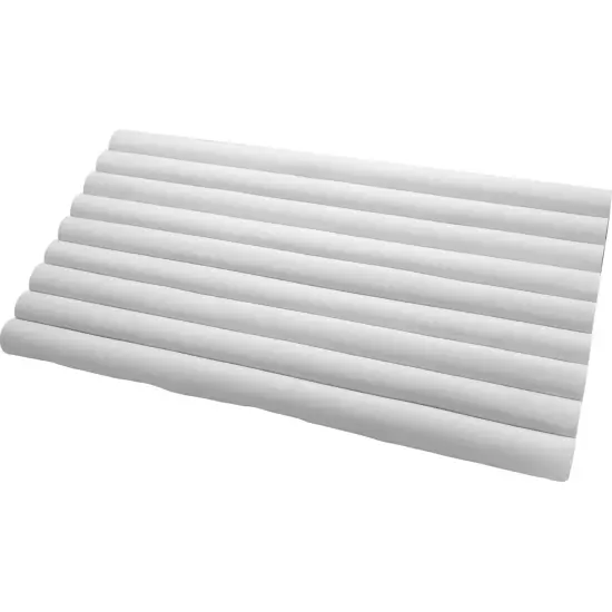 5 White Leather Continuous Slot Ring Trays Jewelry Showcase Displays {2}