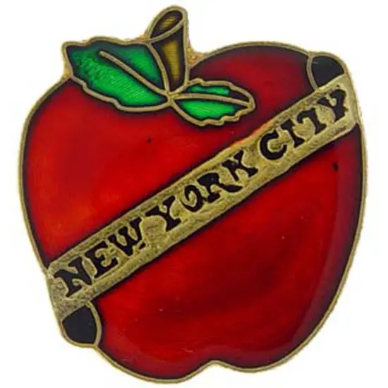 New York City Big Apple Pin 1" {1}
